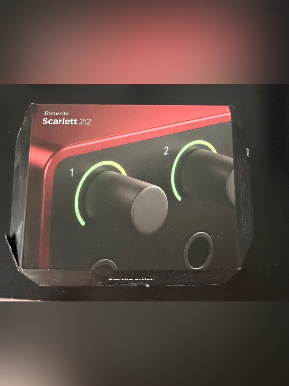 Focusrite 2i2 USB Audio Interface - Red